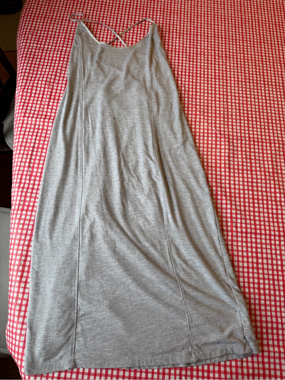 Victoria Secret Strappy Maxi Dress - Heather Gray size XL